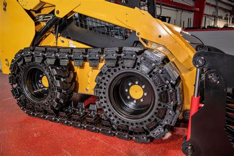 chains for track skid steer|skid steer tracks over tires.